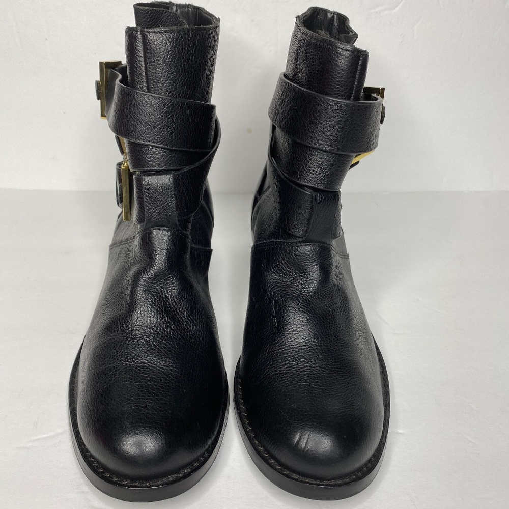 Ted Baker NOKIT Triple Buckle Leather Ankle Boots - Size 37 / 7 NEW - Picture 3 of 8